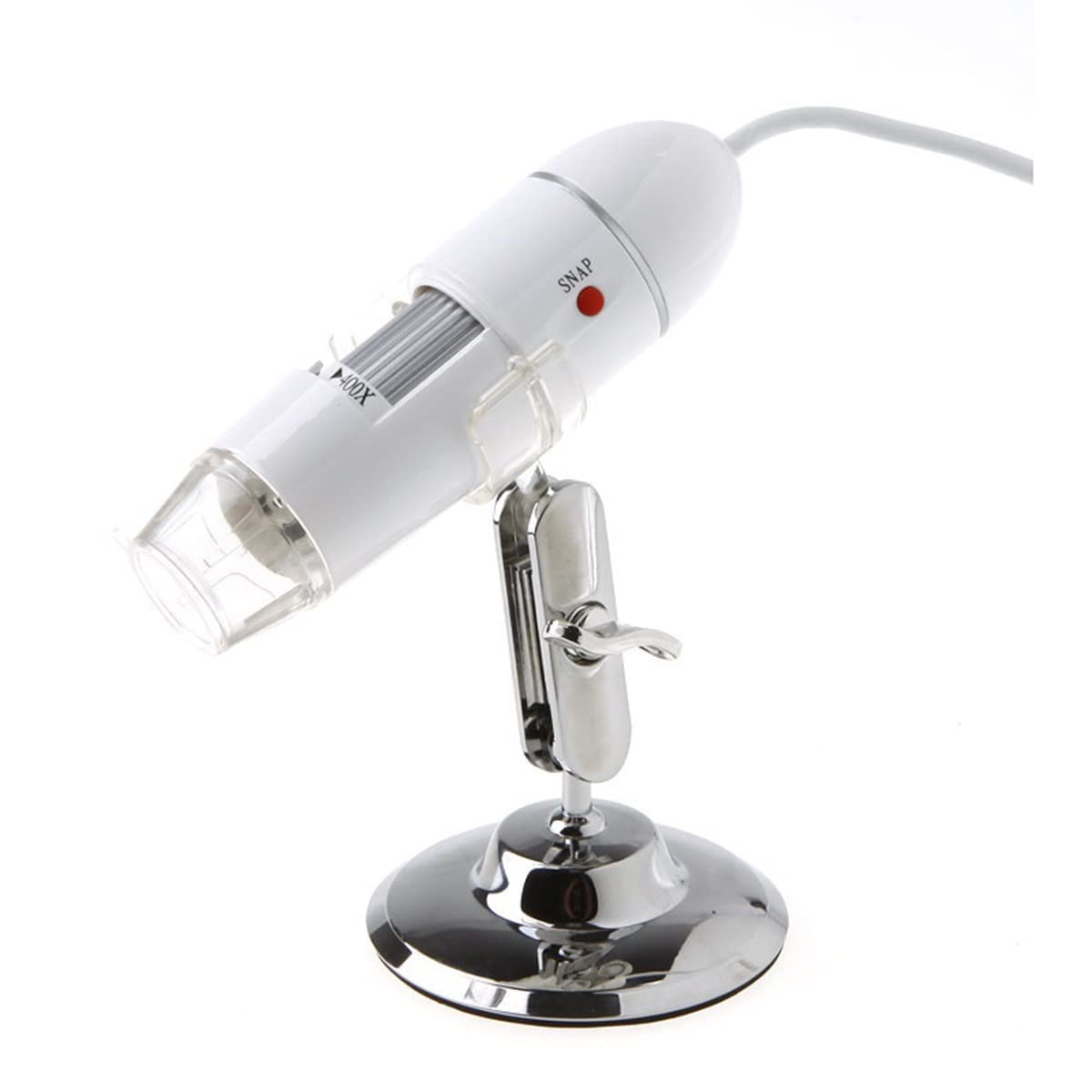 Microscope 400X-1000X USB Microscope Professional for Electronics with 8 LEDs Bracket(400X B)