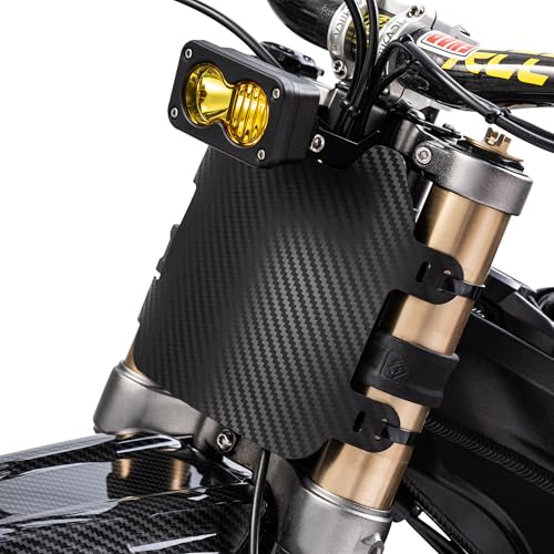 Wildforge Electric Bike Front Number Plate - Imitation Carbon Fiber