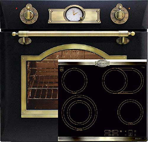 Herdset Autark Kaiser Empire,Einbau Backofen Kaiser EH 6355 Empire + Kaiser Glaskeramik Kochfeld 60 cm, Drehspieß,Selbstreinigung,Einbaubackofen,Herd,Backofen,Einbau herd,Herd Set
