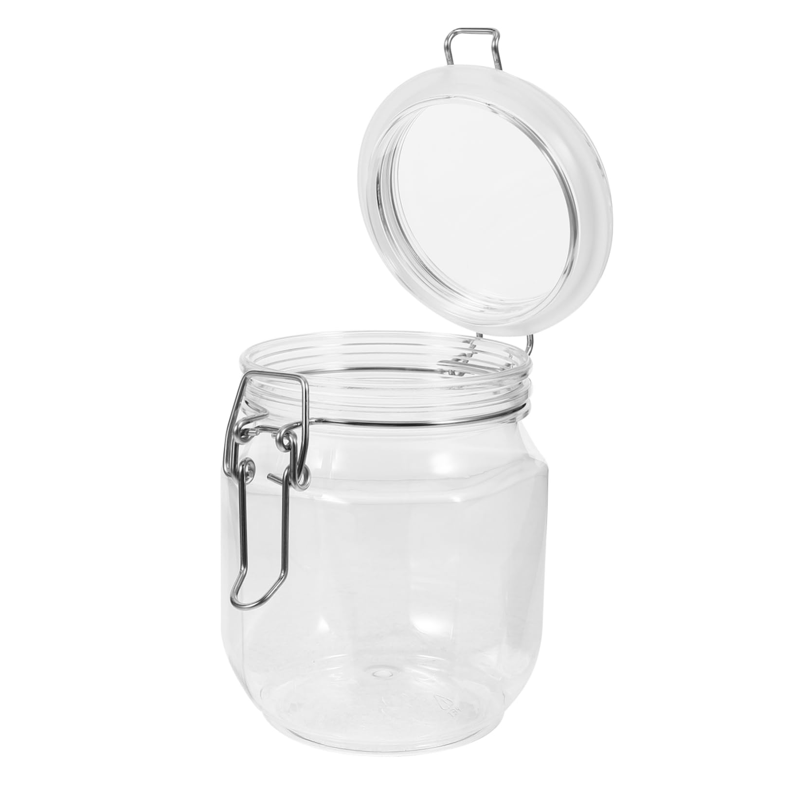 FUNOMOCYA Honey Pot Container Transparent Syrup Dispenser Honey Jar Small Honey Bottle The Pet