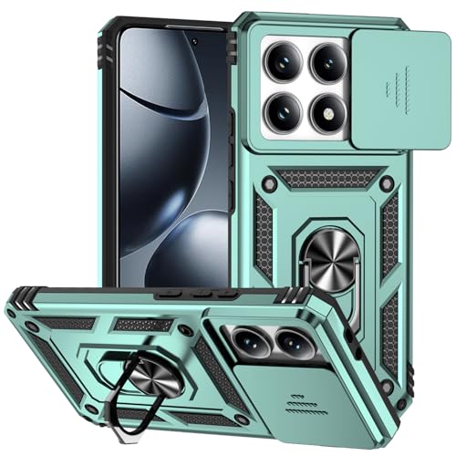 Coque antichoc Xiaomi 14T Pro robuste avec anneau magnétique au dos