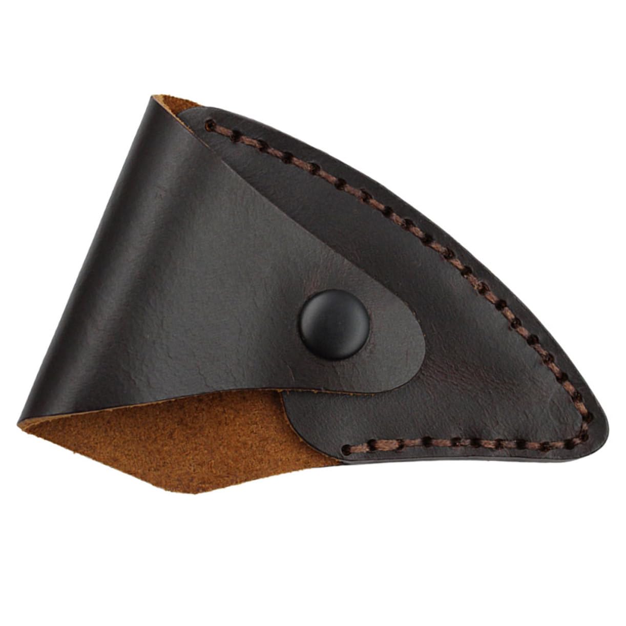 Gogogmee Axe Sheath Leather Cover Outdoor Hatchet Head Protector Fine Finish Comfortable Grip Portable for Camping Hiking