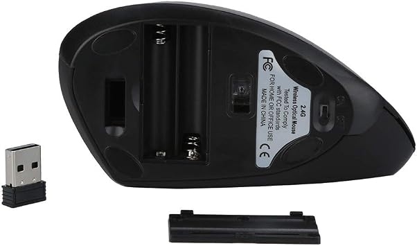 Wireless Mouse Cordless Mouse for Laptop Computer Mouse Laptop Mouse Computer Mice Wireless Mouse 2.4GHz Game Ergonomic Design Vertical Mouse 1600DPI USB Mice