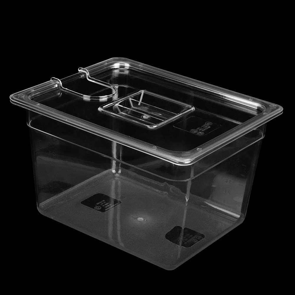 Contenitore Sous Vide 11L Pieghevole Con Cerniera e Coperchio per Circolatore Culinary Precision Cooker