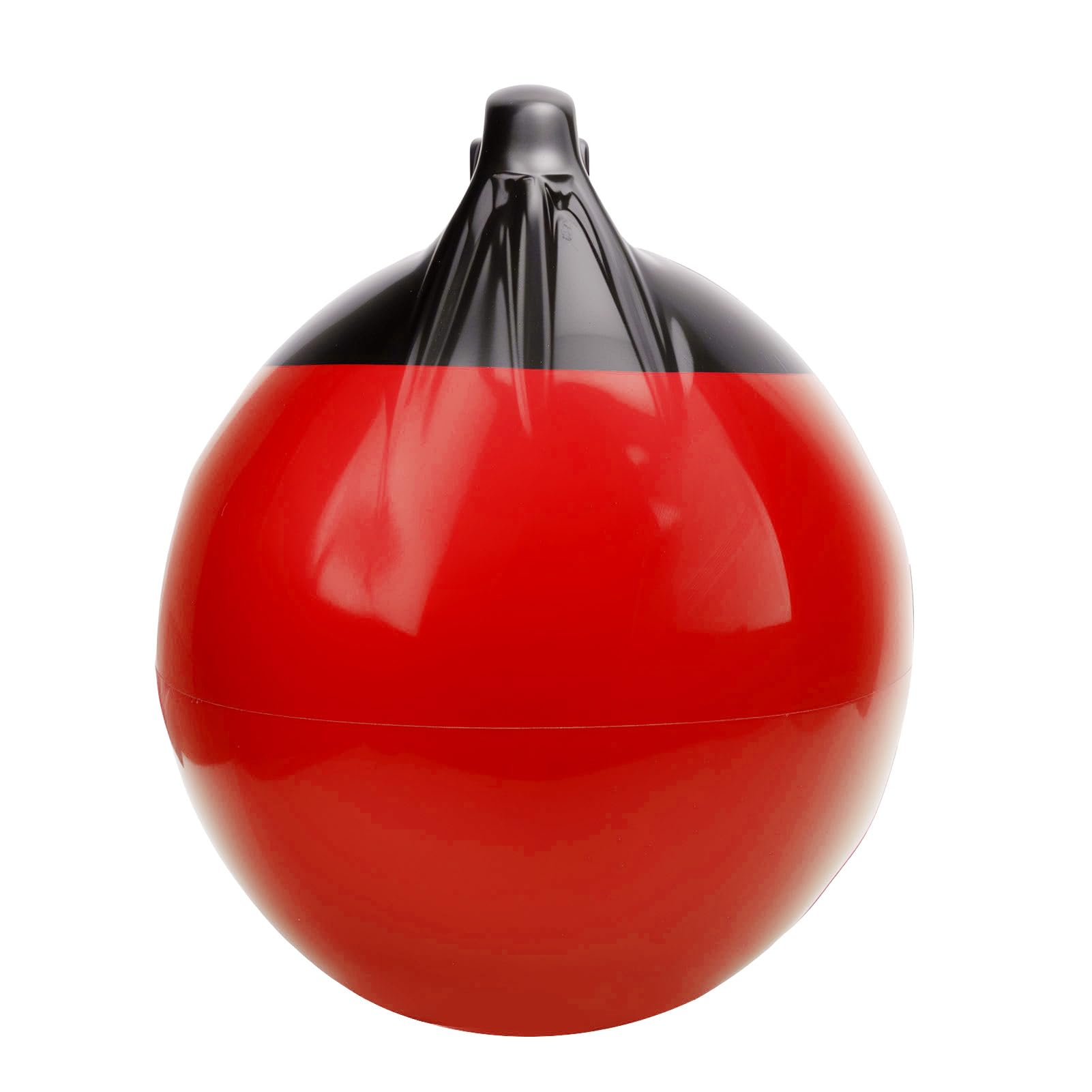 BORDSTRACT Paraurti per Barche Gonfiabile in PVC ad Alta Resistenza e spessorato Nero Rosso A30 300x350mm 11,81x13,78 Pollici di Diametro X H per Yacht, Barche a Vela e Barche a