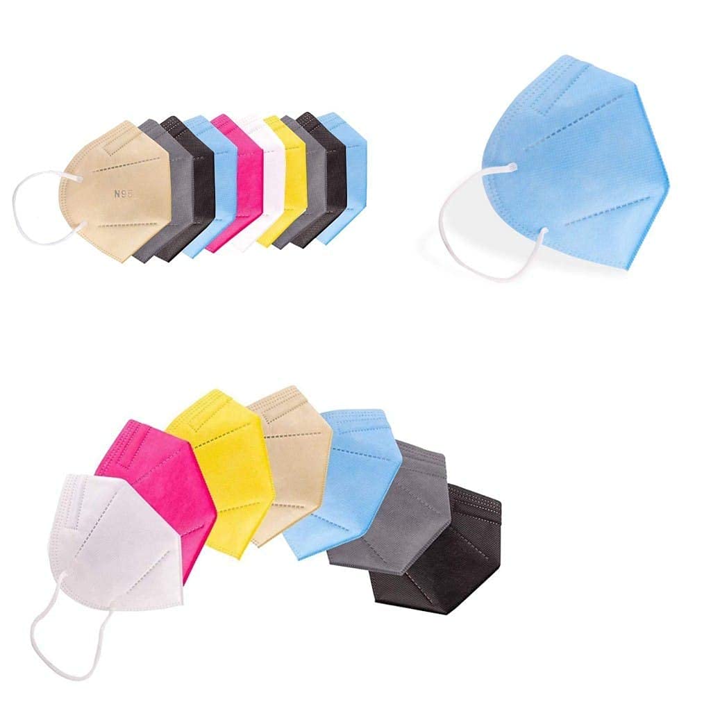 Generic N95 Mask Washable and Reusable N95 Mask Pack of 100 pcs N95 Mask Without Valve, Comfortable and Stylish N95 Multicolour Mask Combo Pack for Men & Women (Pack of 100, Mixed-Colors) (B09513VC6X) Amazon Price History, Amazon Price Tracker