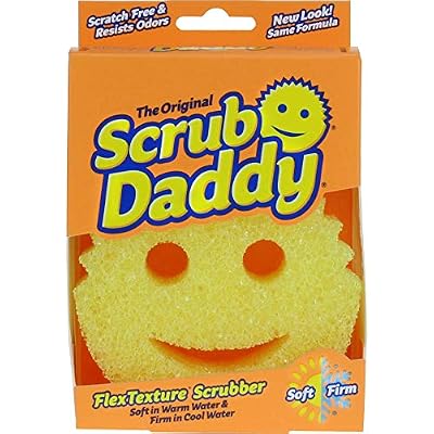 Scrub Daddy SCBSDPDQ Scrub Sponge Yellow (Single Pack)