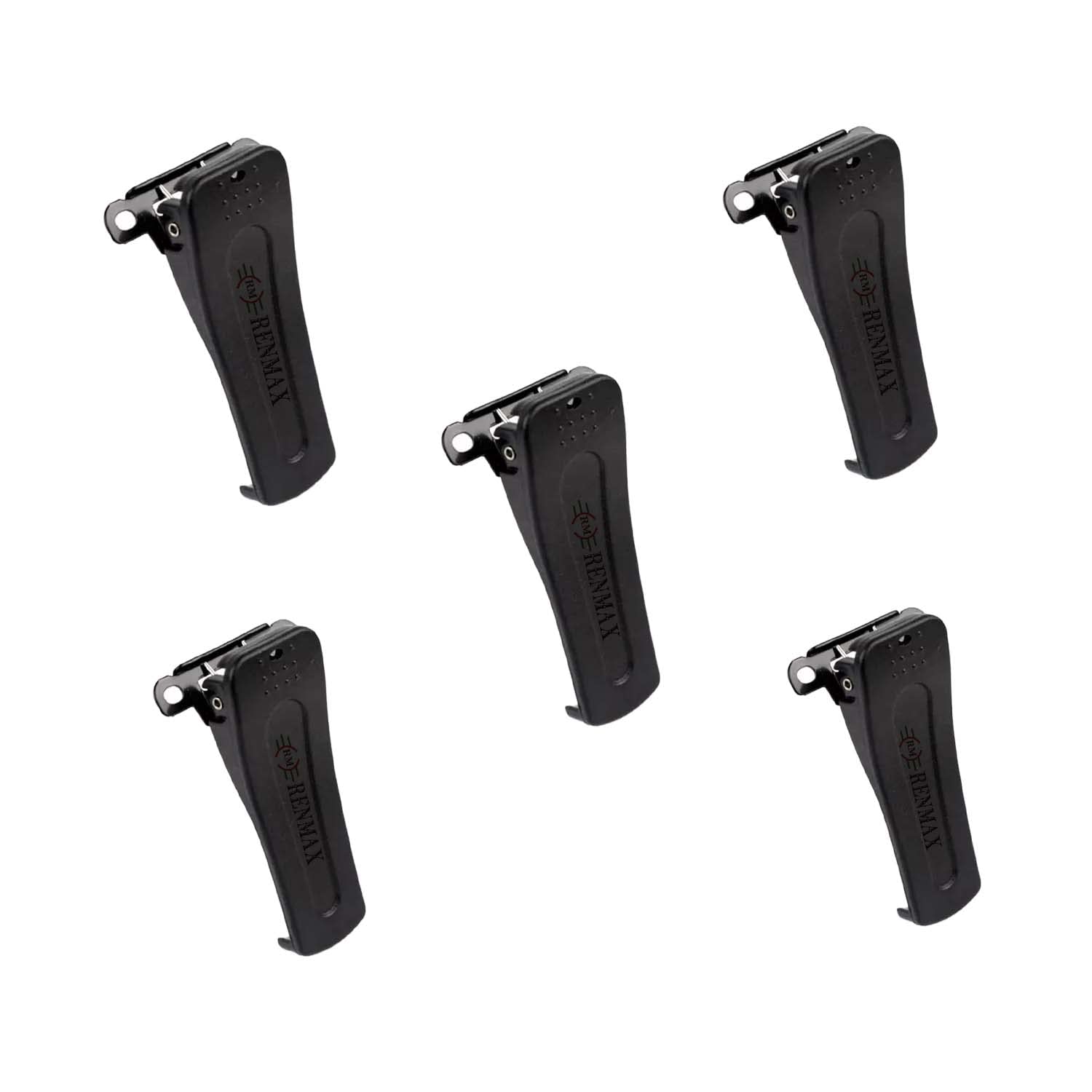 RENMAX Belt Clip for Two Way Radio Walkie Talkie UHF 400-470 Mh Black (Pack of 5) (B0BM5SXDGL) Amazon Price History, Amazon Price Tracker