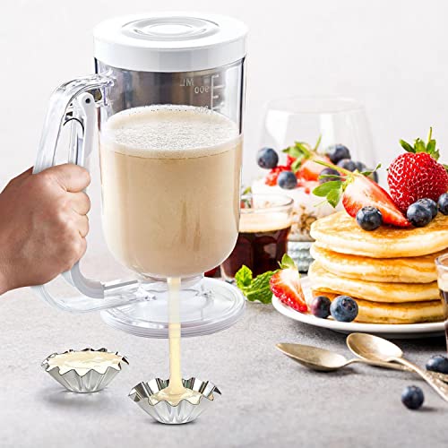 Produktfoto von BEST UND BEST Pancake Gross Liquid Practical Teigspender Teigportionierer 900 ml