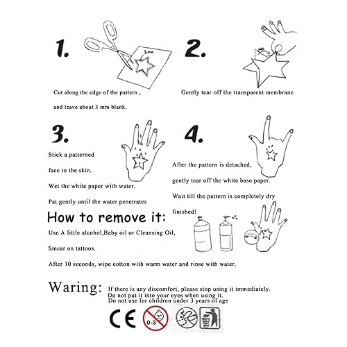 Miniatura 4 de Weixu Muichirou Kokushibou Tokitou Akaza Rui - Calcomanías para cosplay, tatuajes temporales, calcomanías corporales, accesorios de maquillaje (A)