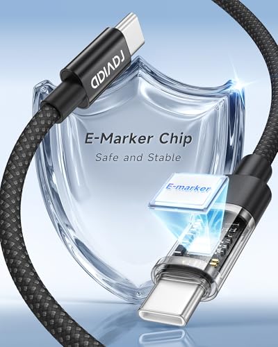 RAVIAD 100W USB C auf USB C Kabel [2Stück 1M] 5A Schnellladekabel Ladekabel – Ansicht 5