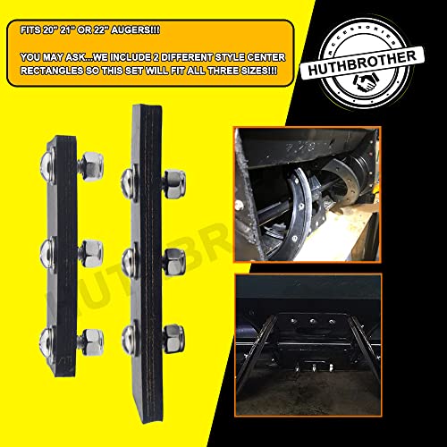 302565MA 327072MA Snow Thrower Paddle & Hardware - by Huthbrother, Compatible with Craftsman Murray 57121MA 1687312SM, for Craftsman Machines 20" 21" or 22" Snowblower - Thumbnail 2