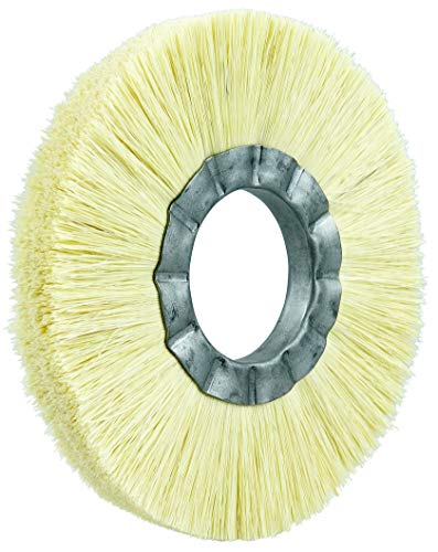 Image of Weiler 20180 6 inch Tampico Wheel Brush, 2 inch Arbor Hole, Made in the USA (Pack of 10)
