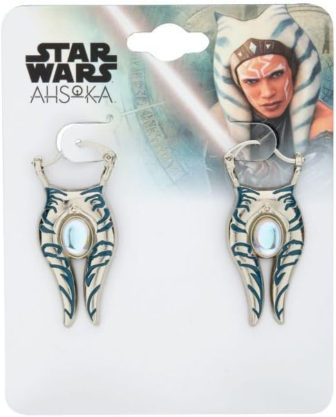 Star Wars Ahsoka Opal 3D Hoop Earrings