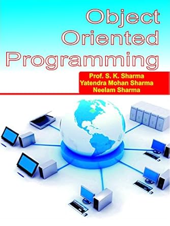 Buy Object Oriented Programming 1St.Ed. (Sharma) Book Online at Low ...