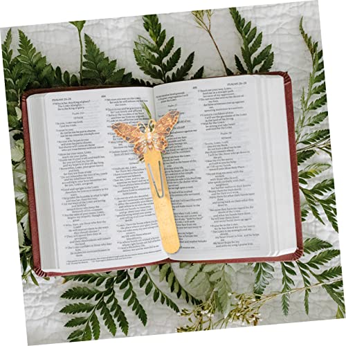 Marqueur de page papillon DOITOOL, marque-pages de papeterie en alliage - 7