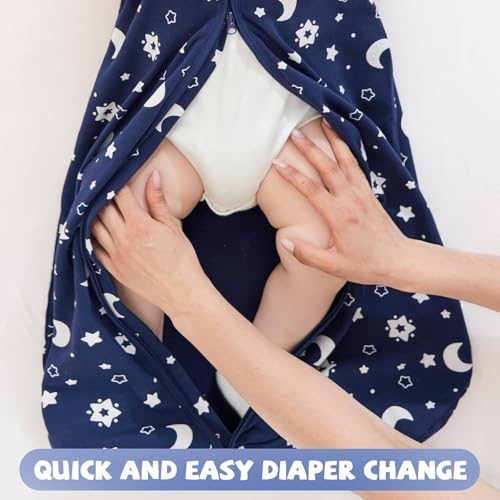 Image of Yoofoss Baby Sleep Sack 24-36 Months Wearable Blanket for Babies 100% Organic Cotton 2-Way Zipper TOG 0.5 Toddler Sleeping Sack 3 Pack, Sleep Sacks