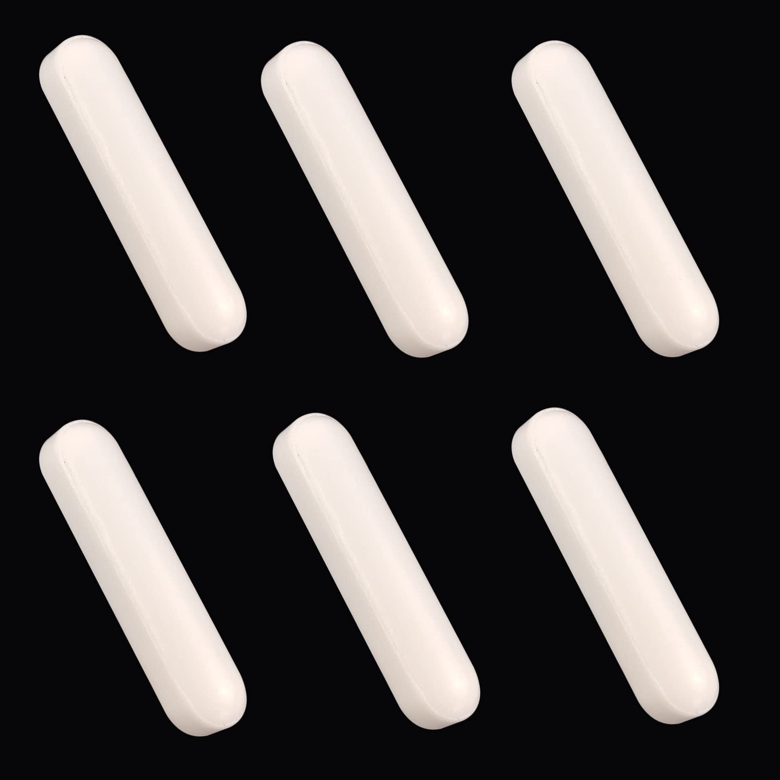 LABALPHA 6Pcs PTFE Magnetic Stirrer Mixer Stir Bar, Magnetic Stir Bar 35mm/1.38 inch