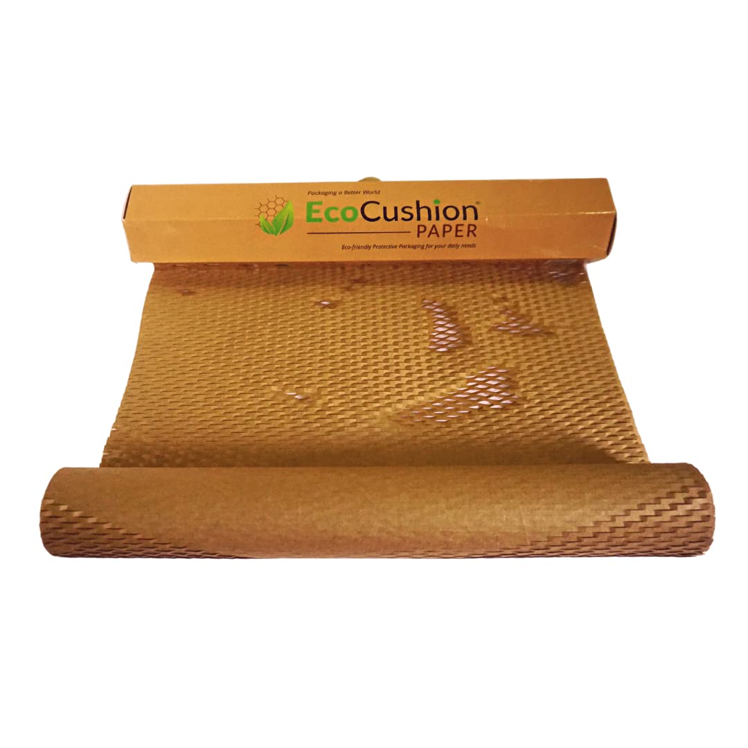 EcoCushion® Paper - 10M Length roll- Ecofriendly gift wraps and packaging for daily needs (Brown)