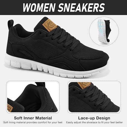 Ecetana Womens Sneakers Tennis Shoes: Casual Walking Shoes Lightweight Fashion Sneakers for Running 20253