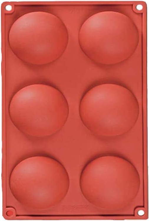 Big Large Semicircle Half Spheres Shaped Round Silicone Moulds Baking Bakeware Mold for Cake, Soap, Jelly, Bread, Pudding, Muffin #7