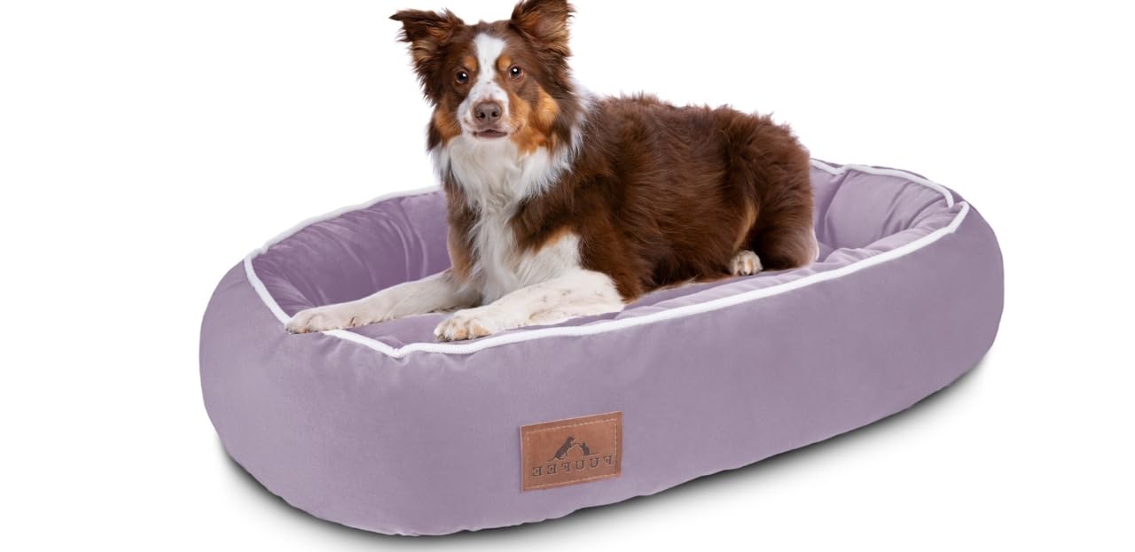 Hundebett, Hundekorb, Hundesofa, Hundeliege, Hundebett mittelgroße Hunde, Hundezubehör, hundebett orthopädisch, Hundebetten 95 x 65 cm