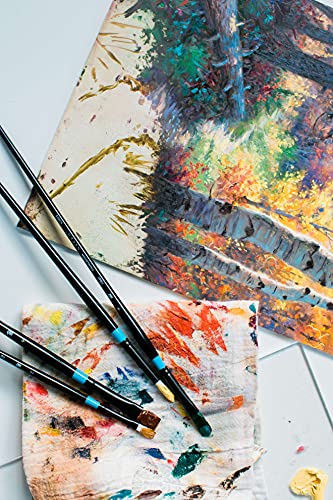 Princeton Aspen, Series 6500, Synthetic Paint Brush For Acrylics And Oils, Professional 4-Piece Set #TOP2