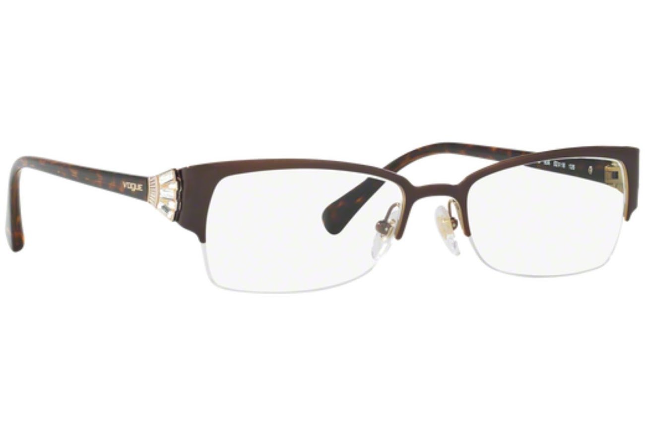 Vogue Damskie oprawki do okularów, Brown/Pale Gold, 50
