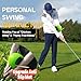 Golf Swing Trainers Aid in Improving Hand Positioning, Smart Ball Golf Training Aid for Posture Correction Practice. Golf Swing Trainers Are Suitable for Golfers at All Levels, (With Non-Slip Mat)