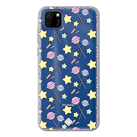 Movilshop Funda para [ Huawei Y5p ] Dibujo Auténtico [ Chupachups ] de Silicona Flexible Transparente Carcasa Case Cover Gel para Smartphone.