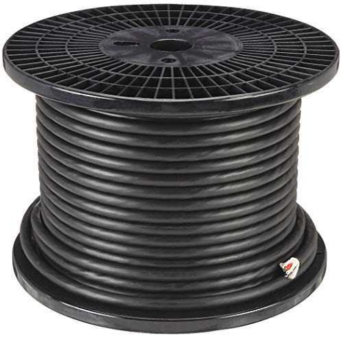 Number of Conductors 4,Seow,Black,Portable Cord,12 Awg,250 Ft,20408895562