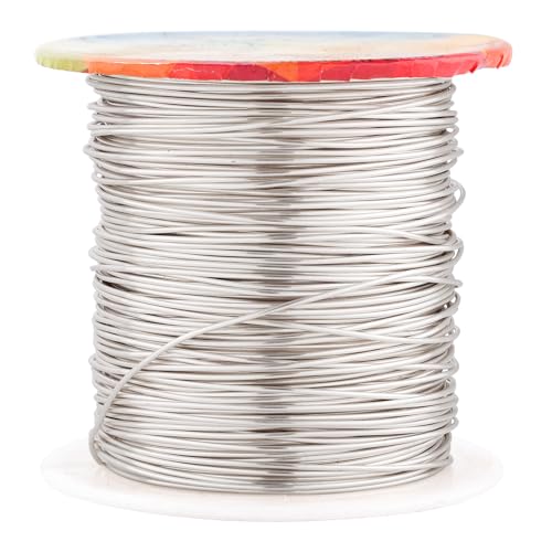 Tarnish Resistant Copper Wires 20 Gauge/0.8mm, 82 Feet, Silver