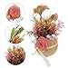 ULDIGI Wedding Flower Basket Artificial Silk Flower Basket Linen Decor for Easy Maintenance No Water Needed All Year for Weddings and Events