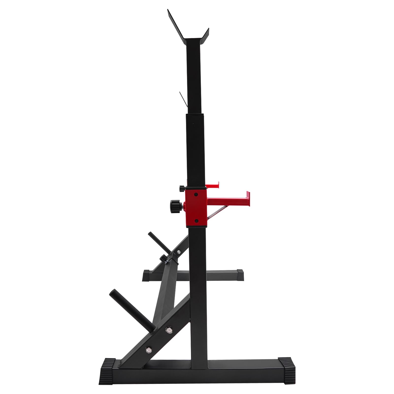 Supporto regolabile per squat, supporto per bilancieri, multifunzione, per sollevamento pesi, squat rack, capacità di carico 249,5 kg, per panca, spingere le spalle e spingere