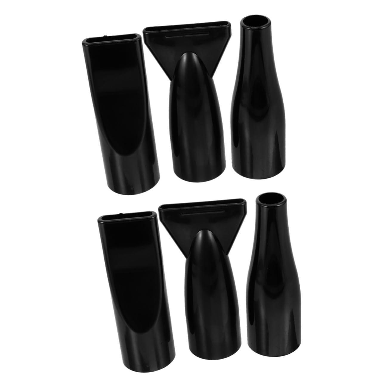 NOLITOY 2sets Universal Hair Dryer Nozzle Attachment Abs Material Dryer Diffuser for Dog Hair Styling Nozzle Hairdressing Tool Replacement 3pcs*2
