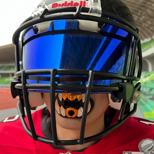 Protector bucal de fútbol LeCool con máximo flujo de aire y diseño de bestia 3D 5