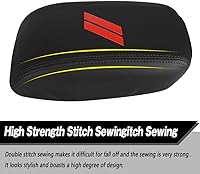 Vista 47 de Funda para reposabrazos de consola central, de piel, antiarañazos, protector de reposabrazos central, accesorios de decoración interior, compatible