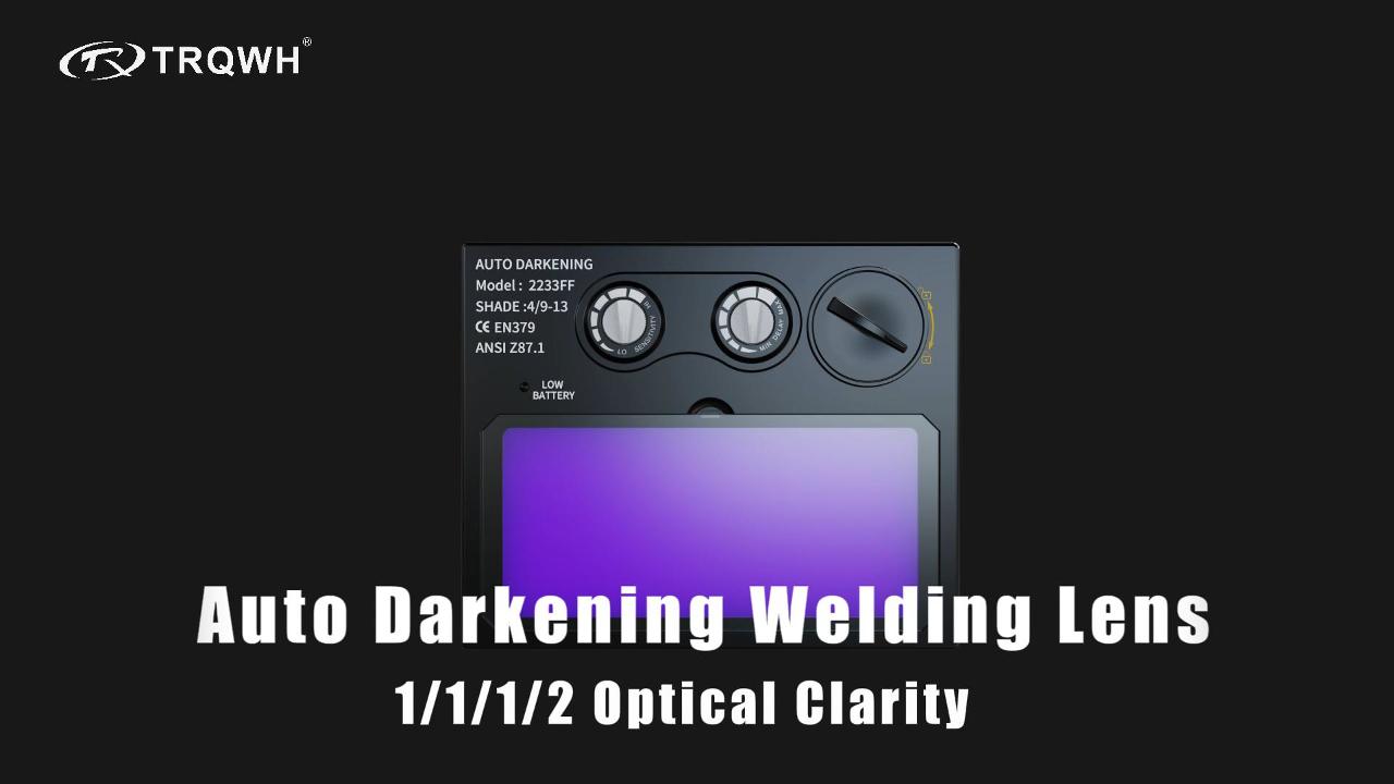 TRQWH HD Auto Darkening Welding Lens 4.33