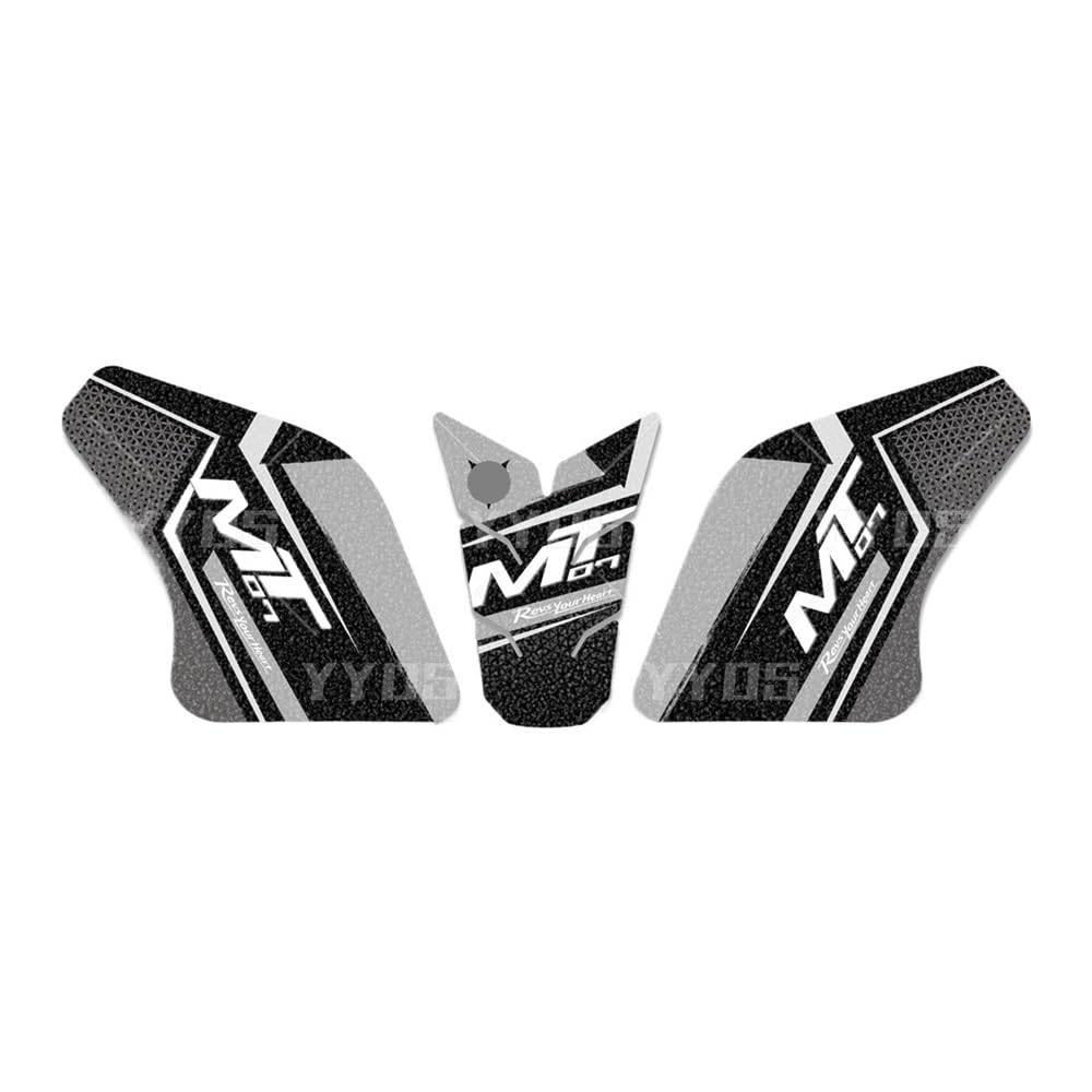 Motorcycle Frosted Fuel Tank Pad Stickers Tank Protection Anti-Slip Decals for Mt07 Mt-07 MT-07 MT07 2021-2024 Motorbike Traction Fuel Decal Tank