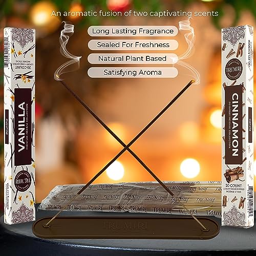 Trumiri TRU-ISCP-VANILLA-CINNAMON Incense Sticks - Combo Pack Of 40 Insence-Sticks thumb #4