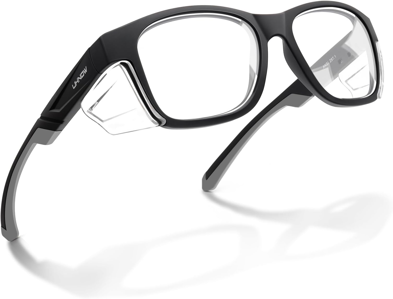 UKNOW Safety Glasses - Anti Fog Lenses - Eye Protection with Side Shields - ANSI Z87.1 Protective Eyewear - UV Protection