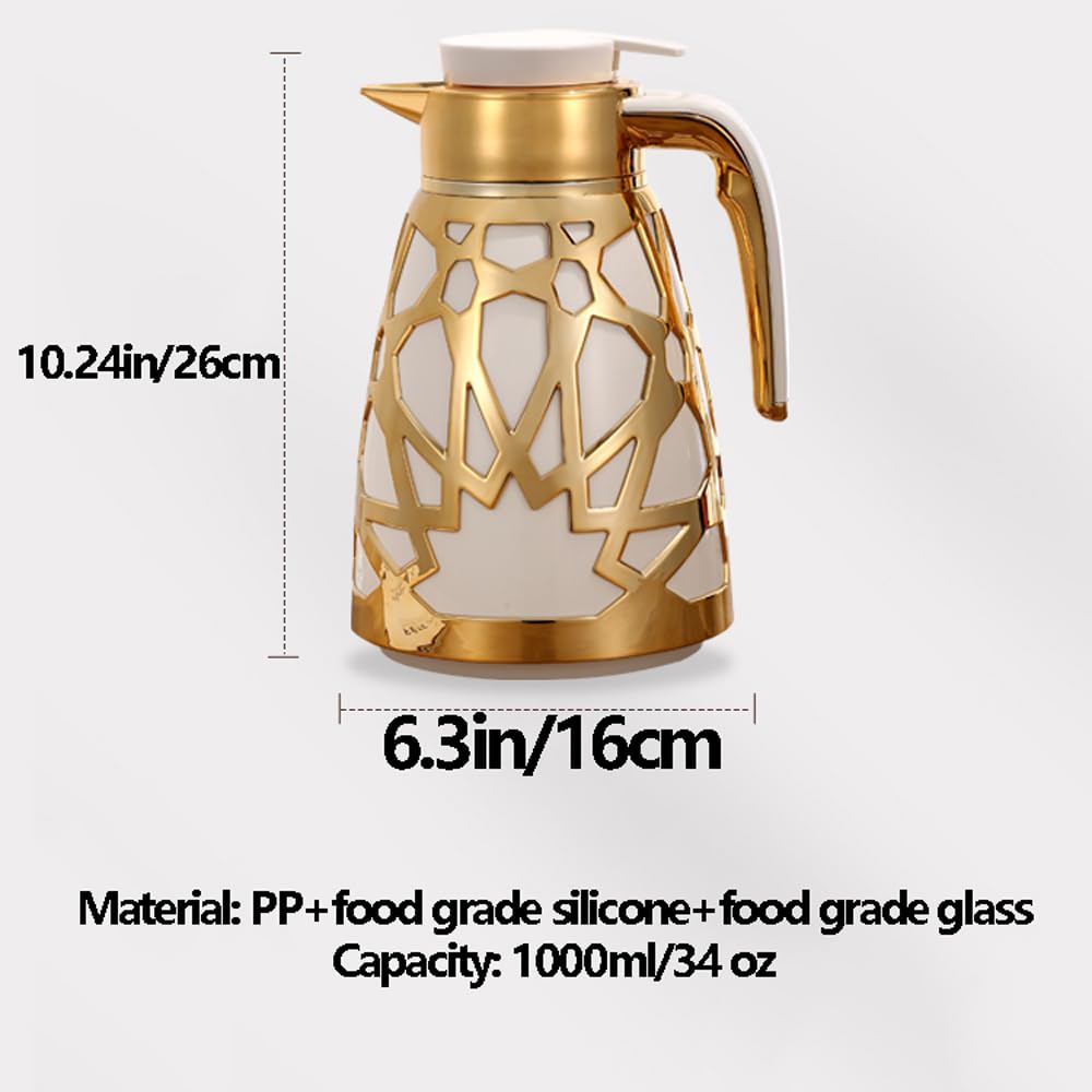 970 ml butelka na wodę o dużej pojemności na zewnątrz przenośny termos kierowca ciężarówki długodystansowy podróżny termos butelka na wodę salon sypialnia restauracja hotel willa termos do kawy