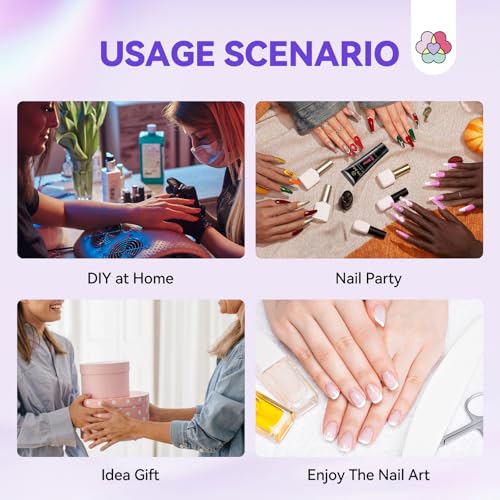 SAVILAND Acetone Nail Polish Remover Kit: 50 ML Expert Gel Nail Polish Remover Non-Drying Gel Remover with Cuticle Oil & Tools Quick Removal for Nail Polish Acrylic Dip Powder DIY Salon