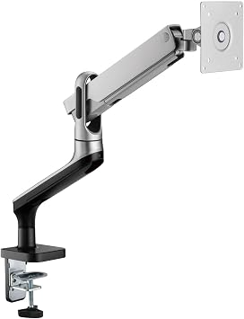 Greenhouse GH-AMDH1-SV Monitor Arm, Compatible with 17-32 Inches, Load Capacity 4-9 kg, Mechanical Type, Silver
