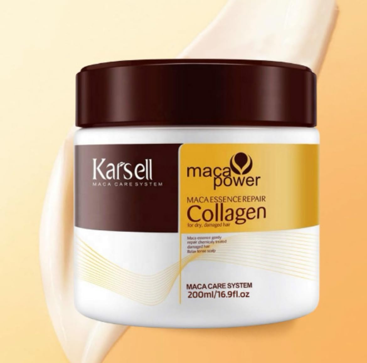 Karseell Hair Repair Mask - Deep Conditioning MACA Collagen for Dry Damaged Hair