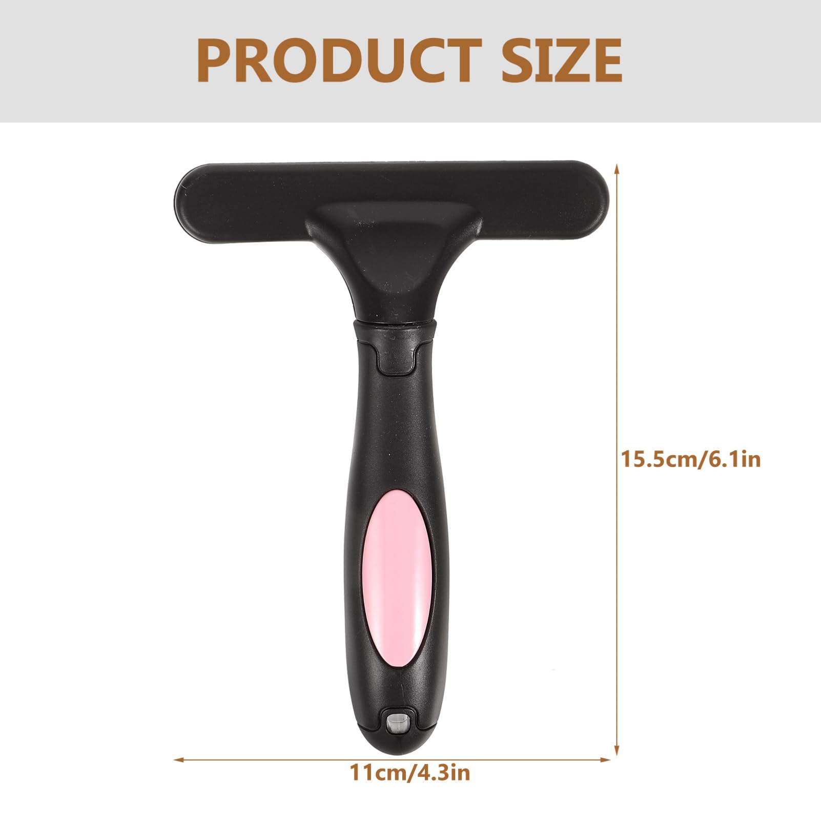 BCOATH Horse Hair Grooming Brush Pet Dematting Rake Dog Cat Hair Removal Portable Material