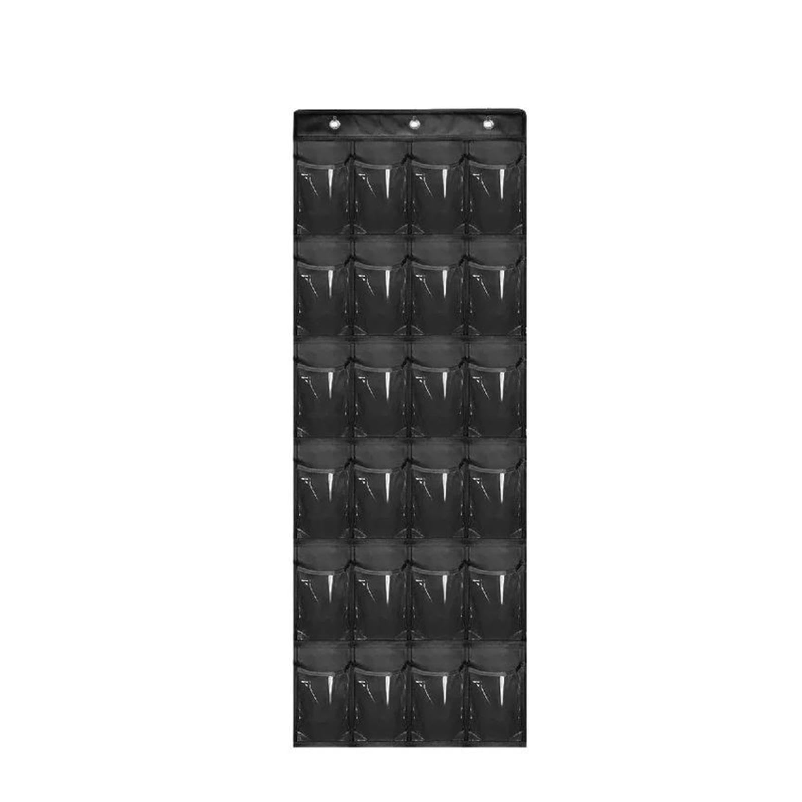 Organisateur de chaussures au-dessus la porte, 24 grandes poches
