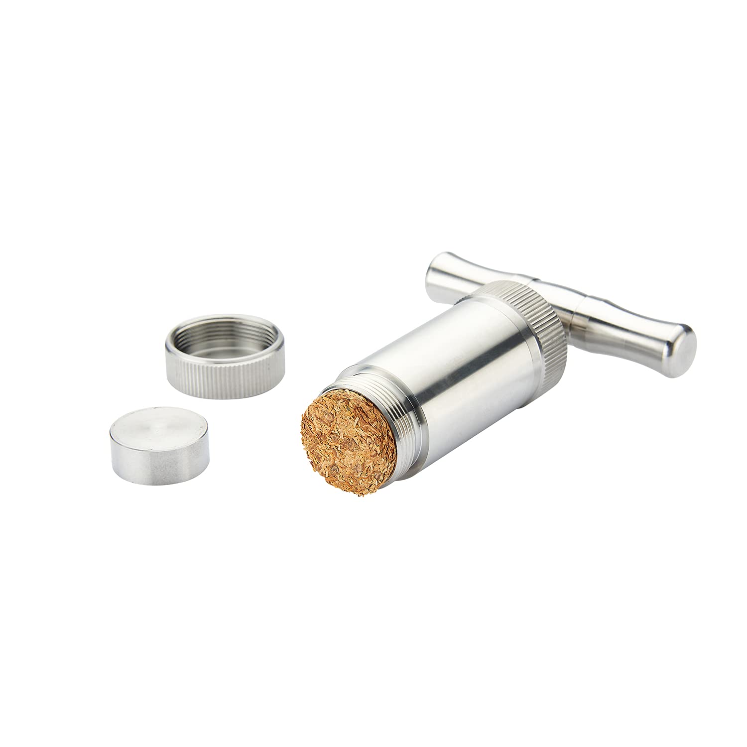 Compressore per polline in acciaio inossidabile, estrattore di polline, spremiagrumi, compressore, compressore di spezie, tabacco e erbe aromatiche – Acciaio inossidabile