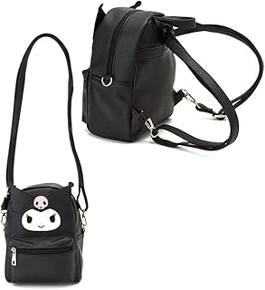 TUMPETY Anime Doll Cosplay Light Black Bag Kawaii Mini Backpack Cute Cosplay Backpack Girl Doll Handbag (Black)â€¦