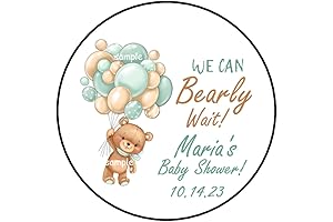 We Can Bearly Wait Stickers